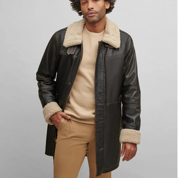 NWT Wilson's Brett Faux Fur Lined Coat